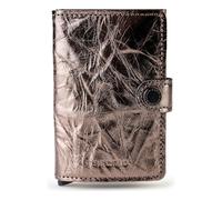 Secrid Miniwallet Crunch Funda para tarjetas de crédito RFID Piel 6,5 cm color bronce