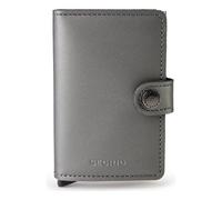 Secrid Miniwallet Estuche para tarjetas de crédito Protección RFID Piel 10 cm color plata