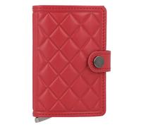 Secrid Miniwallet Estuche para tarjetas de crédito Protección RFID Piel 6.5 cm rojo