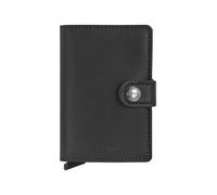 Secrid Miniwallet Estuche para tarjetas de visita Piel natural 6.5 cm negro