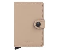 Secrid Miniwallet Tarjetero Bloqueo RFID Piel natural 6.5 cm amarillo