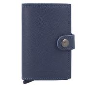 Secrid Miniwallet Tarjetero Bloqueo RFID Piel natural 6.5 cm azul