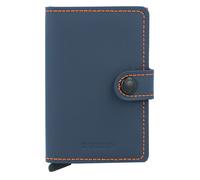 Secrid Miniwallet Tarjetero Bloqueo RFID Piel natural 6.5 cm azul
