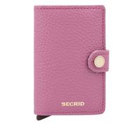 Secrid Miniwallet Tarjetero Bloqueo RFID Piel natural 6.5 cm fucsia