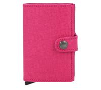 Secrid Miniwallet Tarjetero Bloqueo RFID Piel natural 6.5 cm fucsia