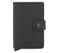 Secrid Miniwallet Tarjetero Bloqueo RFID Piel natural 6.5 cm gris