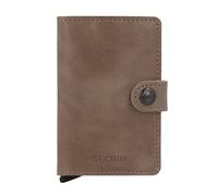 Secrid Miniwallet Tarjetero Bloqueo RFID Piel natural 6.5 cm gris
