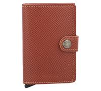 Secrid Miniwallet Saffiano tarjetero RFID piel 6,5 cm marrón