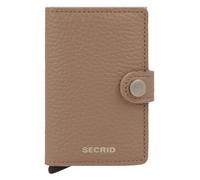 Secrid Miniwallet Tarjetero Bloqueo RFID Piel natural 6.5 cm marrón