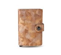 Secrid Miniwallet Tarjetero Bloqueo RFID Piel natural 6.5 cm marrón