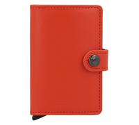 Secrid Miniwallet Tarjetero Bloqueo RFID Piel natural 6.5 cm naranja
