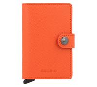 Secrid Miniwallet Tarjetero Bloqueo RFID Piel natural 6.5 cm naranja