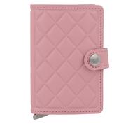 Secrid Miniwallet Tarjetero Bloqueo RFID Piel natural 6.5 cm rosa
