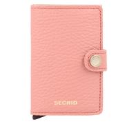 Secrid Miniwallet Tarjetero Bloqueo RFID Piel natural 6.5 cm rosa