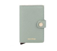 Secrid Miniwallet Tarjetero Bloqueo RFID Piel natural 6.5 cm verde