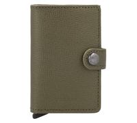 Secrid Miniwallet Tarjetero Bloqueo RFID Piel natural 6.5 cm verde oliva