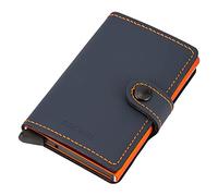 Secrid Miniwallet - Tarjetero Unisex, Nightblue & Orange, Talla única, Miniwallet