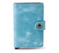 Secrid Miniwallet Vintage Estuche para tarjetas de crédito Cartera de piel RFID 6,5 cm petróleo
