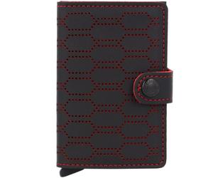 Secrid Minwallet Fuel Estuche para tarjetas de crédito de cuero RFID 6 cm negro