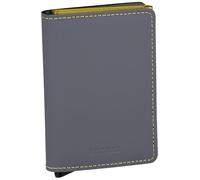 Secrid Monedero para hombre y mujer Slimwallet mate, talla única, gris/lima, Einheitsgröße, Monederos pequeños