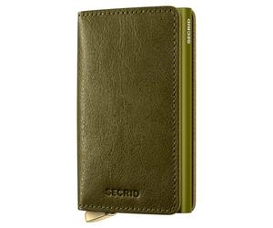 Secrid Premium Basco Slimwallet - Cartera RFID 6.5 cm (olive+)
