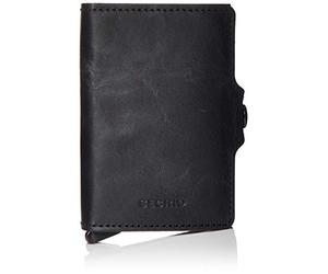 secrid Secrid Secret - Cartera doble con tapa de mar para hombre, color negro, Negro, Talla única, Secrid Secret Sea Lid Twinwallet - Cartera doble, color negro