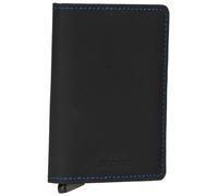 SECRID Cartera - Slimwallet Matte black & blue negro