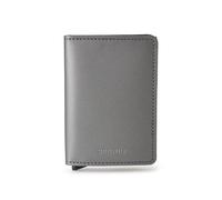 Secrid Cartera para hombre y mujer, mate, satén, talla única, acero, Einheitsgröße, Monederos pequeños