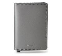 Secrid Slimwallet Cartera Protección RFID Piel 6 cm gris