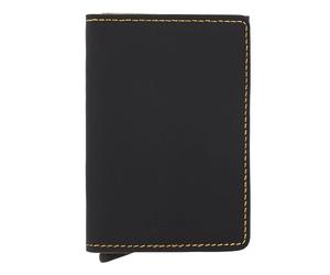 Secrid Slimwallet Estuche para tarjetas de crédito mate Cartera de cuero RFID 6,5 cm marrón