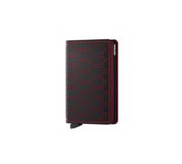 Secrid Slimwallet Negro-Rojo Talla Única Unisex Adultos, Negro - Rojo, Talla Única, Moderna, Negro - Rojo, Talla única, Moderno