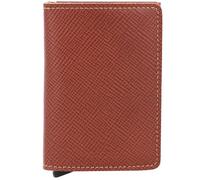 Secrid Slimwallet Saffiano Tarjetero RFID Piel 7 cm marrón
