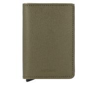 Secrid Slimwallet Tarjetero Bloqueo RFID Piel natural 6.5 cm verde oliva