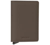 Secrid Slimwallet - Truffle Mate, Piel, Color marrón, para 4 a 6 Tarjetas, 6 Cartas adicionales, 68 x 102 x 16 mm, SM Truffle, marrón, 10,2 x 6,8 x 1,6 cm, Clásico