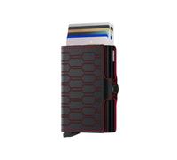 Secrid Twinwallet Black-Red Talla única Unisex Adulto, Negro/Rojo, Talla única, Moderno, Negro y Rojo, Talla única, Moderno