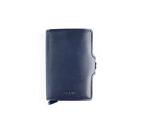 Secrid Twinwallet Tarjetero Bloqueo RFID Piel natural 6.5 cm azul