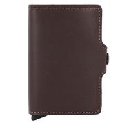 Secrid Twinwallet Tarjetero Bloqueo RFID Piel natural 6.5 cm marrón