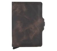 Secrid Twinwallet Tarjetero Bloqueo RFID Piel natural 6.5 cm marrón