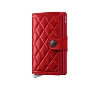Secrid Unisex Miniwallet Emboss Diamond Red Talla: OS | Billeteras Outlet | Unisex | Rojo