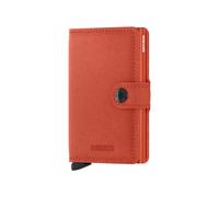 Secrid Miniwallet Original Funda para tarjetas de crédito Cartera de piel RFID 6,5 cm naranja