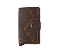 Secrid Unisex Miniwallet Stitch Linea Espresso Talla: OS | Billeteras Outlet | Unisex