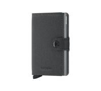 Secrid Miniwallet Twist Funda para tarjetas de crédito RFID Piel 6,5 cm gris