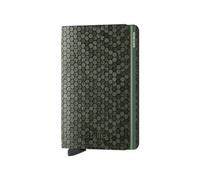 Secrid Unisex Slimwallet Hexagon Green Talla: OS | Billeteras Outlet | Unisex | Verde