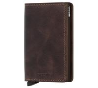 Secrid Cartera SLIMWALLAT VINTAGE Sv – Slimwallet con protección RFID Piel 6.5 cm Chocolate marrón