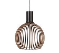 Secto Design Octo 4240, lámpara de suspensión, negro - laminado/cable textil negro , artículo en fin de serie