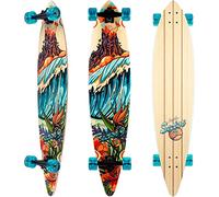 Sector 9 Longboard Maverick Stack Bamboo – Monopatín pintail 44 pulgadas completo