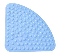 Sector Corner Shower Mat Alfombra Antideslizante Alfombra de baño Alfombra de succión Estera para bañera, 54x54CM, Azul