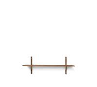 Ferm Living Estante Sector L/S Smoked Oak. brass