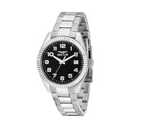 Sector No Limits Reloj de hombre de acero, tiempo y fecha, analógico, 39 mm, colección 240, regalo para novio, marido, padre, plateado, Talla única, Pulsera