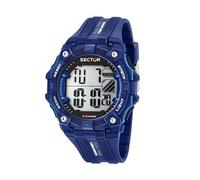 Sector No Limits Reloj de hombre, digital, 49 mm, silicona, colección EX-51, Blue,white, Talla única, Clásico